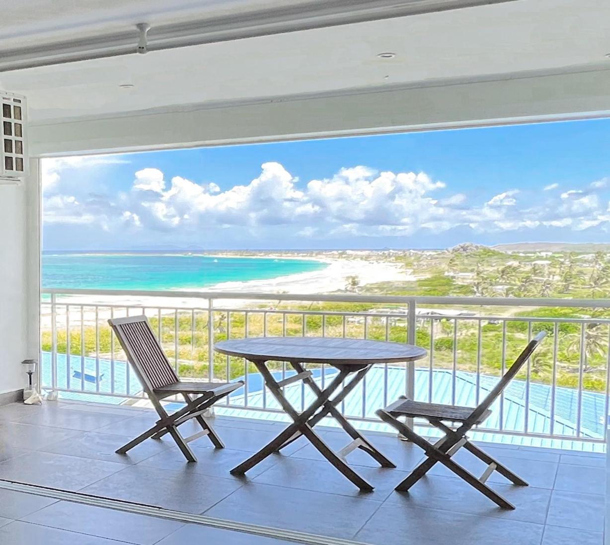 Top Floor Unit 520 Ft2 - 48 M2 With Stunning Dominant View On Ocean, St Barth, Orient Bay Cul de Sac Ngoại thất bức ảnh